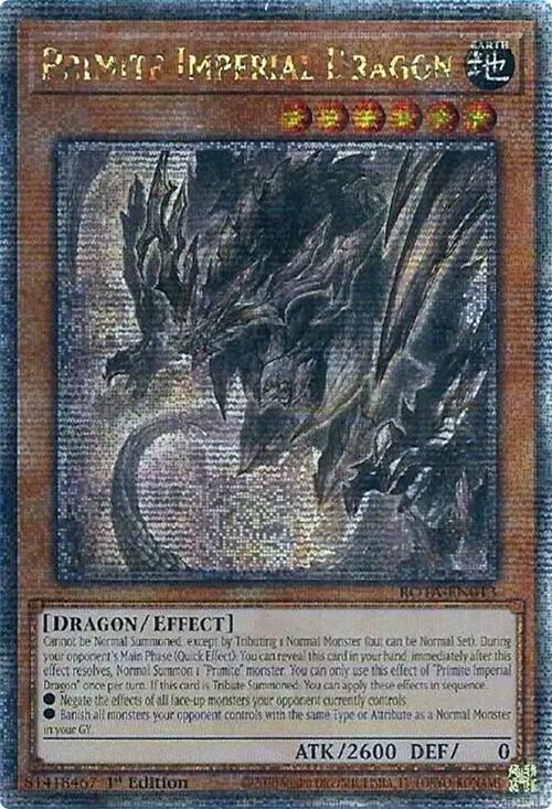 Primite Imperial Dragon (Quarter Century Secret Rare) card image