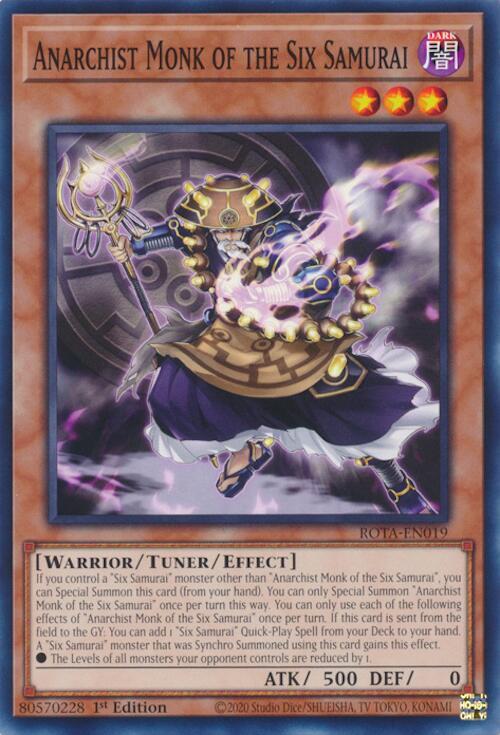 Anarchist Monk of the Six Samurai card image