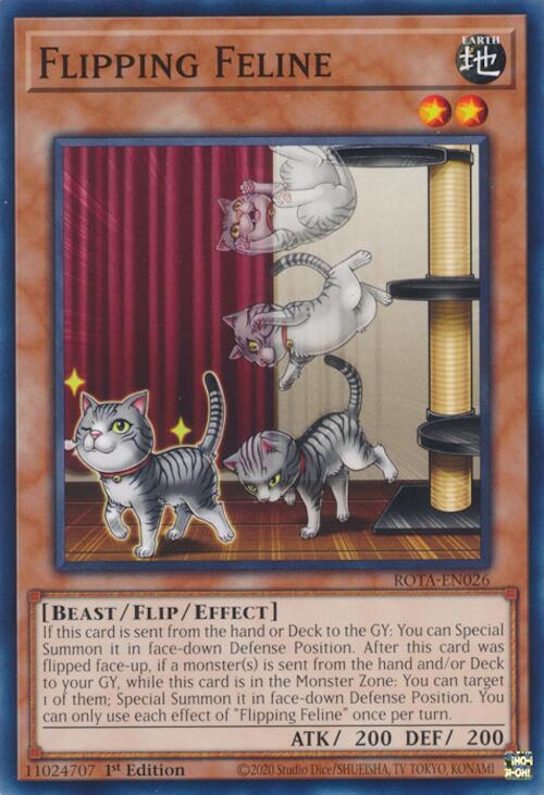Flipping Feline card image
