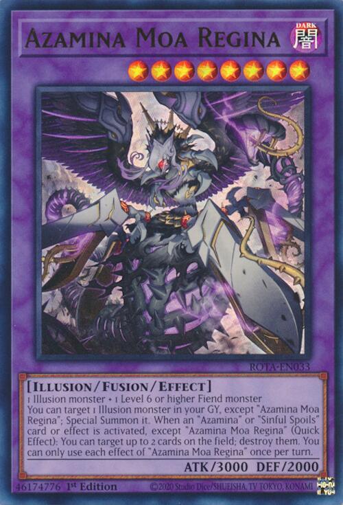 Azamina Moa Regina card image
