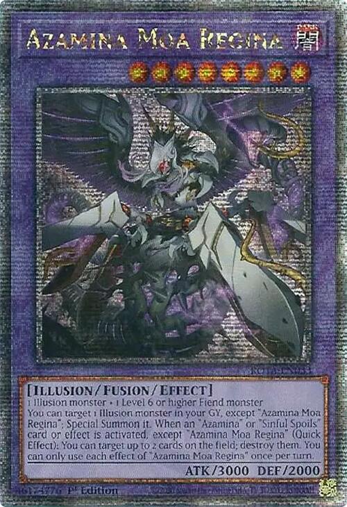 Azamina Moa Regina (Quarter Century Secret Rare) card image
