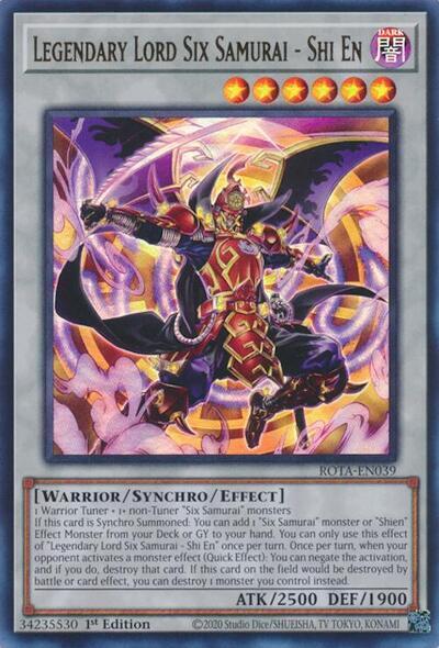 Legendary Lord Six Samurai - Shi En card image