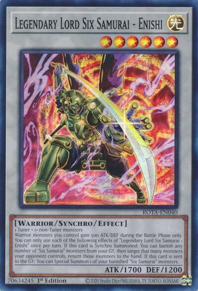 Legendary Lord Six Samurai - Enishi card image