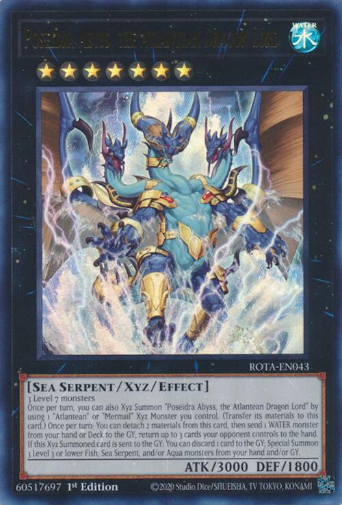 Poseidra Abyss, the Atlantean Dragon Lord card image