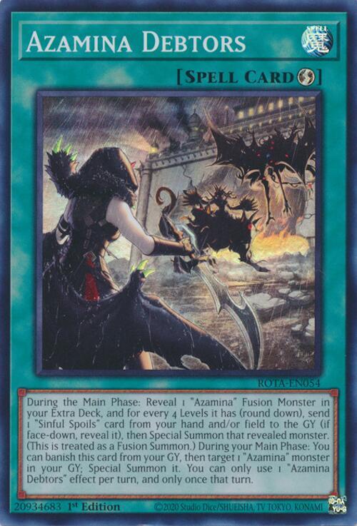 Azamina Debtors card image