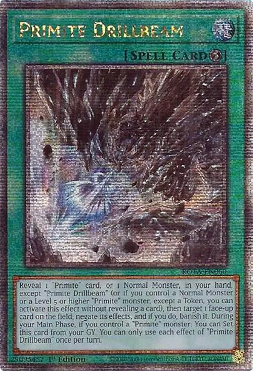 Primite Drillbeam (Quarter Century Secret Rare) card image