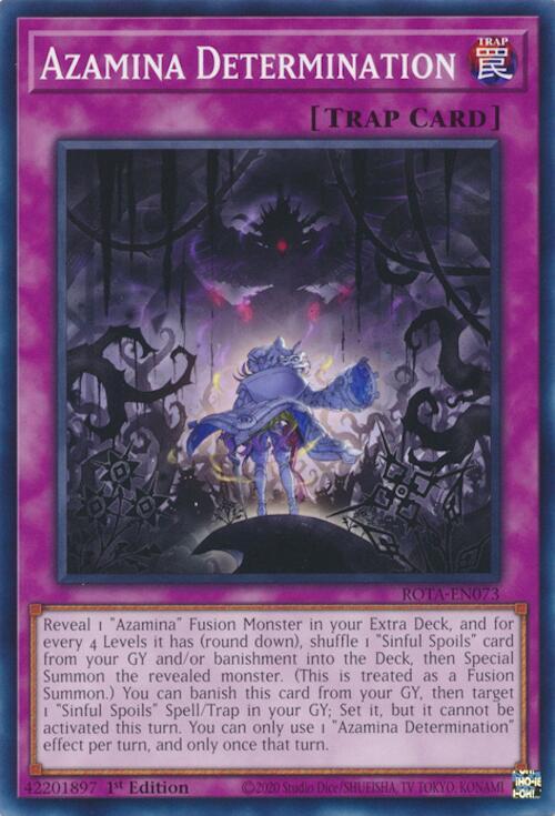 Azamina Determination card image