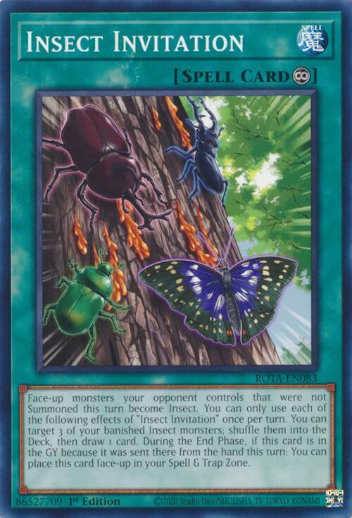 Insect Invitation card image