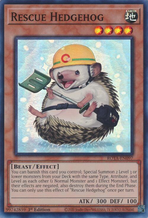 Rescue Hedgehog card image