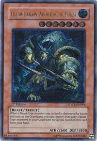 Yellow Baboon, Archer of the Forest (UTR) card image