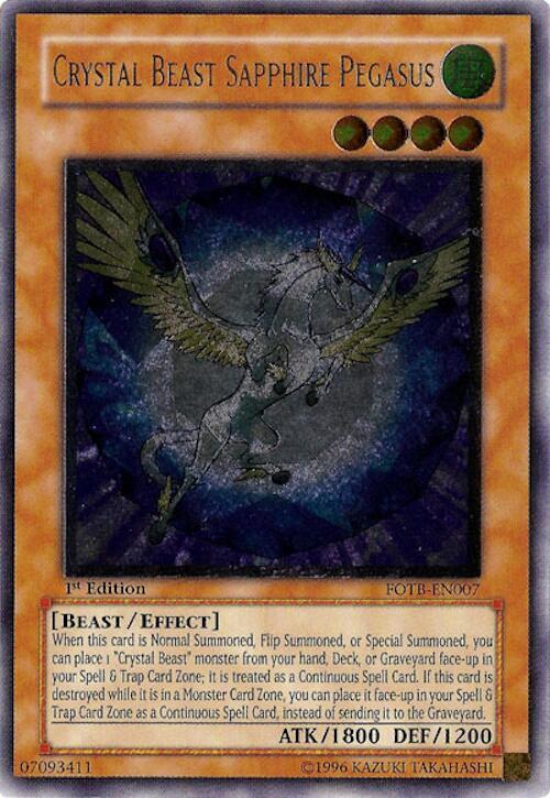 Crystal Beast Sapphire Pegasus (UTR) card image