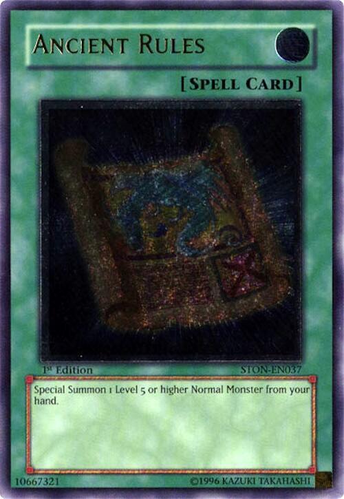 Ancient Rules (UTR) card image