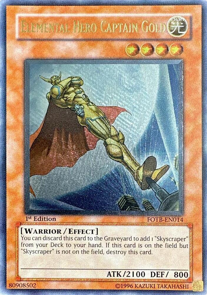 Elemental Hero Captain Gold (UTR) card image
