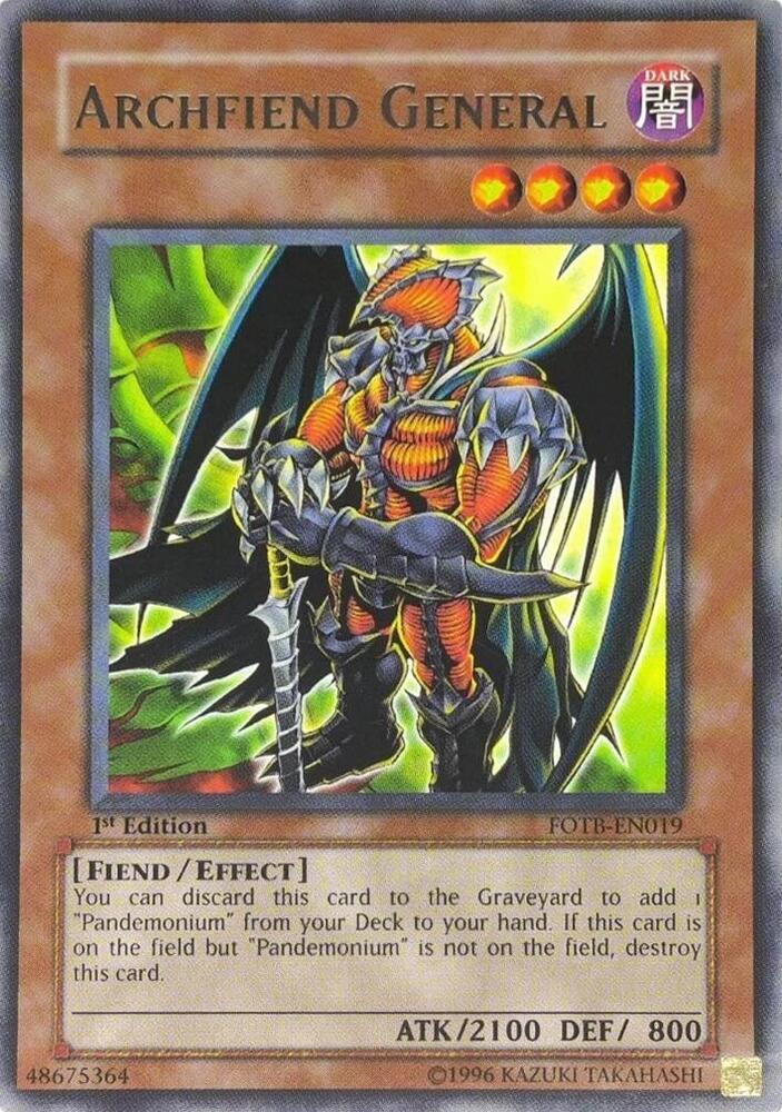Archfiend General (UTR) card image