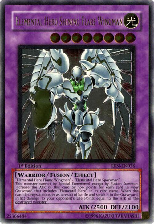 Elemental Hero Shining Flare Wingman (UTR) card image