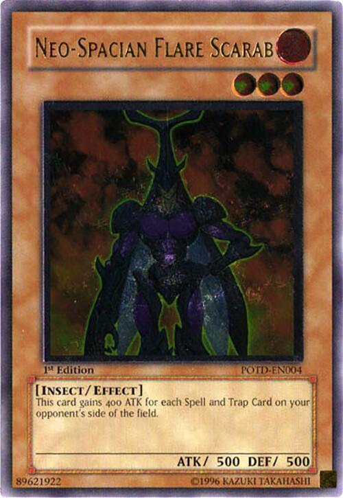 Neo-Spacian Flare Scarab (UTR) (1st Edition) card image