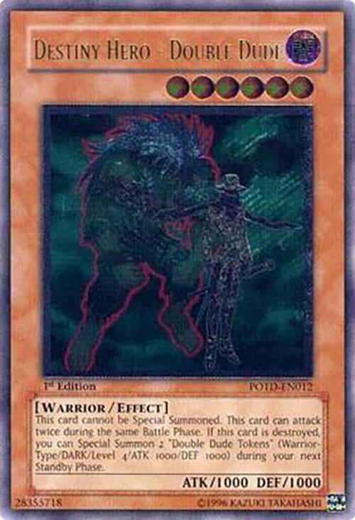 Destiny Hero - Double Dude (UTR) (1st Edition) card image