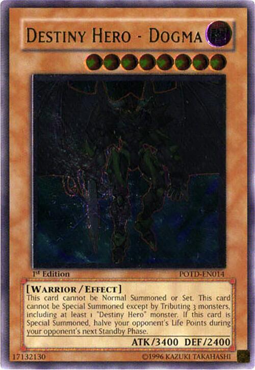 Destiny Hero - Dogma (UTR) (1st Edition) card image