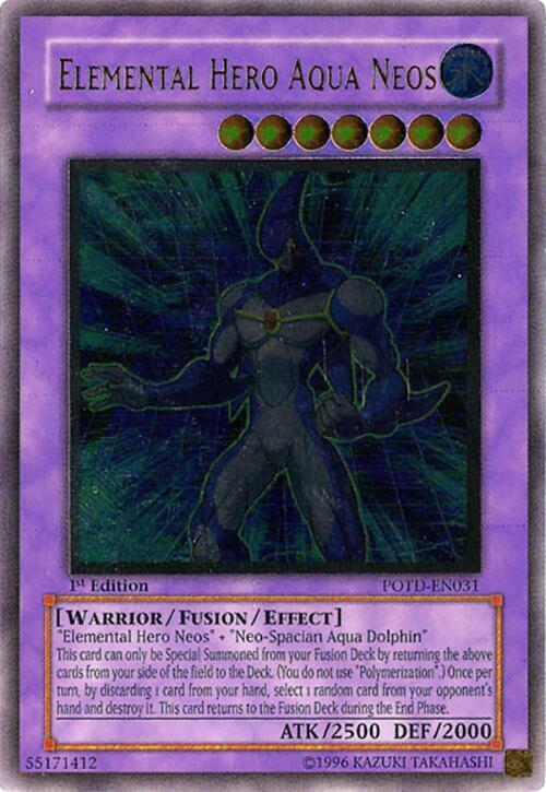 Elemental Hero Aqua Neos (UTR) (1st Edition) card image