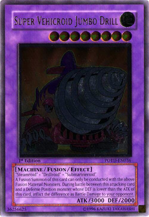 Super Vehicroid Jumbo Drill (UTR) (1st Edition) card image
