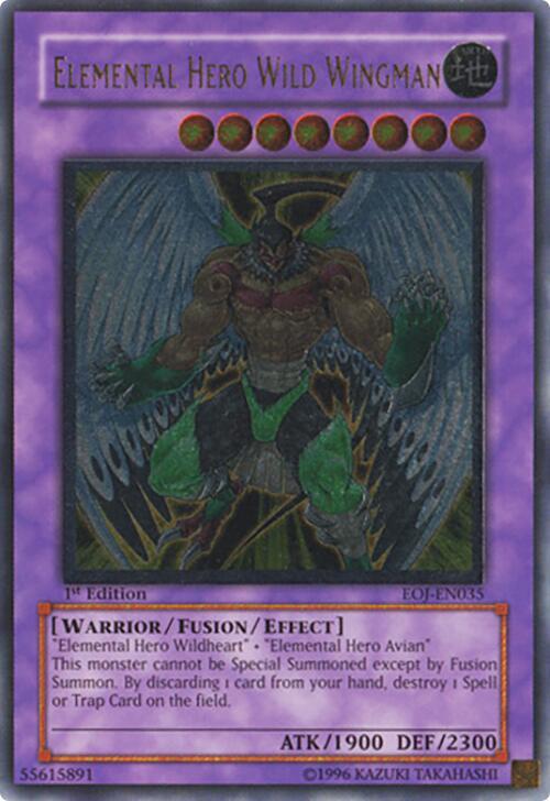 Elemental Hero Wild Wingman (UTR) (1st Edition) card image