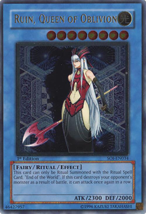 Ruin, Queen of Oblivion (UTR) (1st Edition) card image