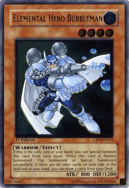 Elemental Hero Bubbleman (UTR) card image
