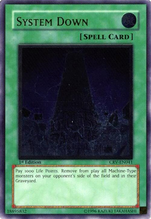 System Down (UTR) card image