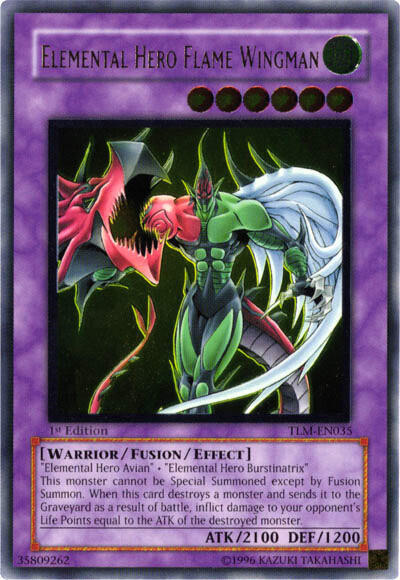 Elemental HERO Flame Wingman (UTR) card image