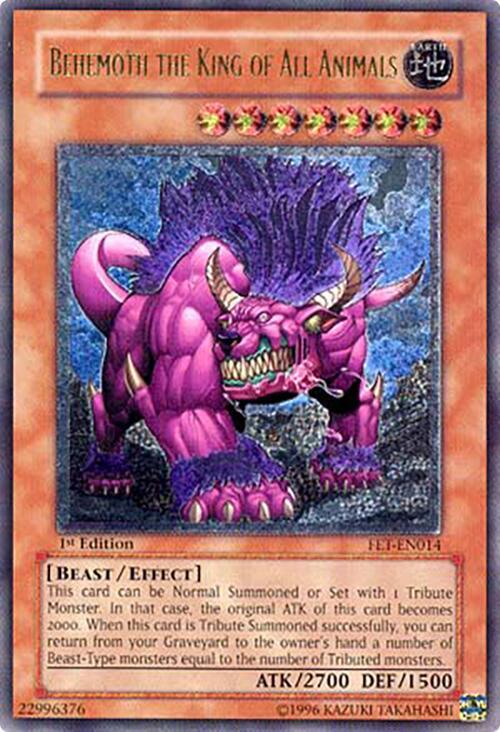 Behemoth the King of All Animals (UTR) card image
