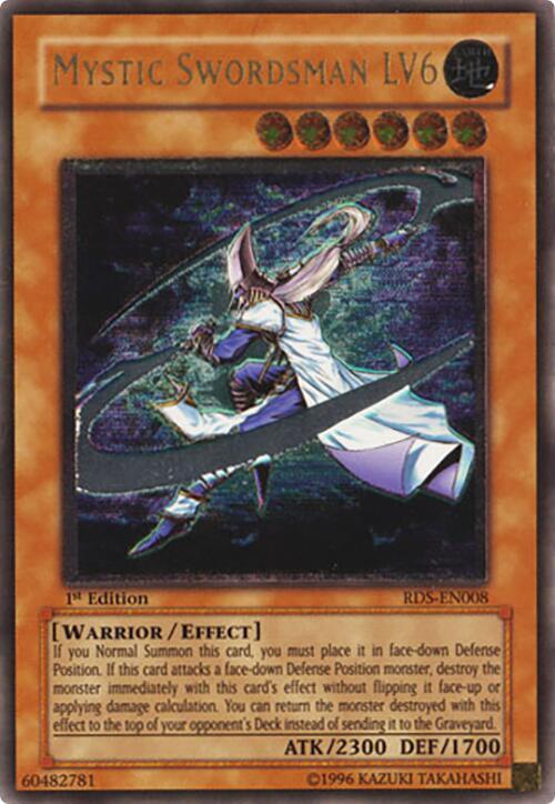 Mystic Swordsman LV6 (UTR) card image