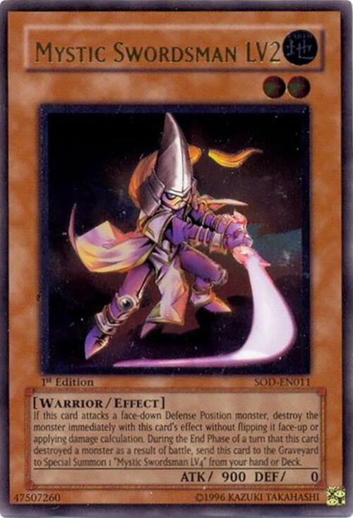 Mystic Swordsman LV2 (UTR) card image