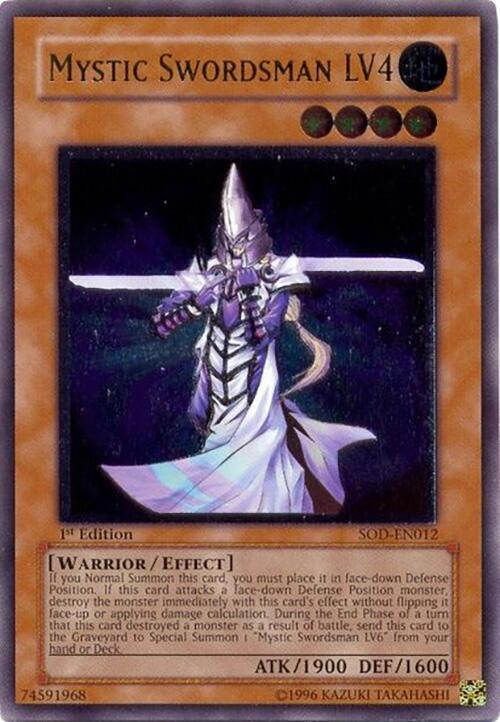 Mystic Swordsman LV4 (UTR) card image