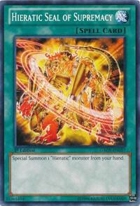 Hieratic Seal of Supremacy card image