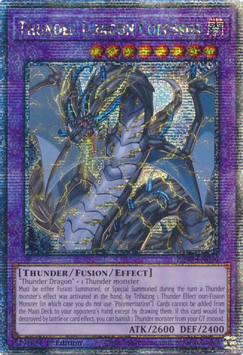 Thunder Dragon Colossus (Quarter Century Secret Rare) card image