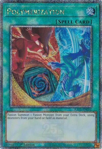 Polymerization (B) (HERO Art) (Quarter Century Secret Rare) card image