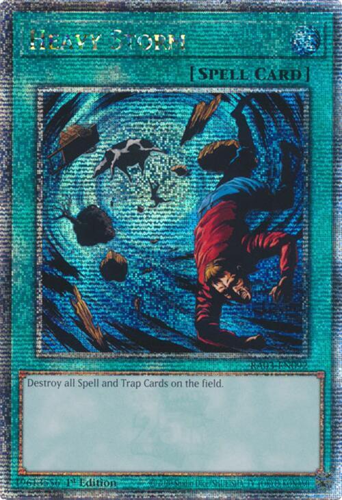 Heavy Storm (Quarter Century Secret Rare) card image