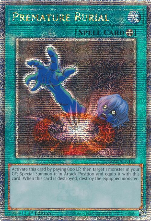 Premature Burial (Quarter Century Secret Rare) card image