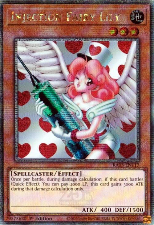 Injection Fairy Lily (Quarter Century Secret Rare) card image