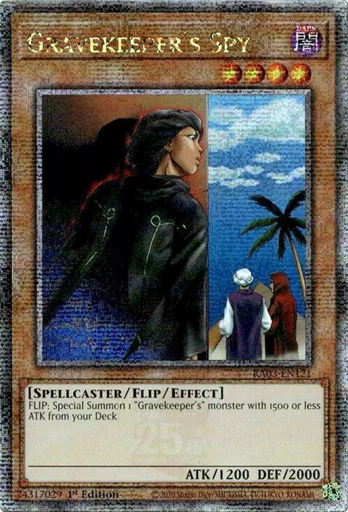Gravekeeper's Spy (Quarter Century Secret Rare) card image