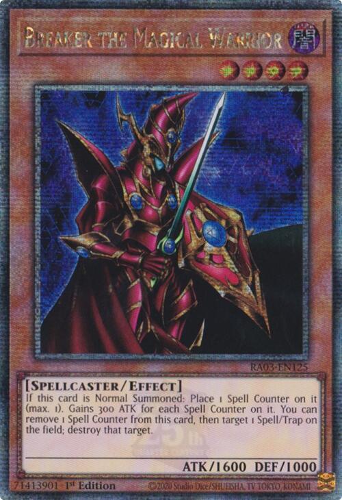 Breaker the Magical Warrior (Quarter Century Secret Rare) card image