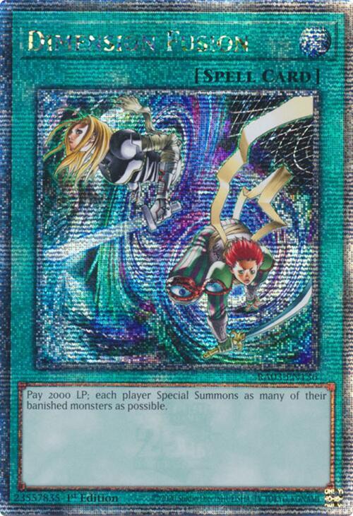 Dimension Fusion (Quarter Century Secret Rare) card image