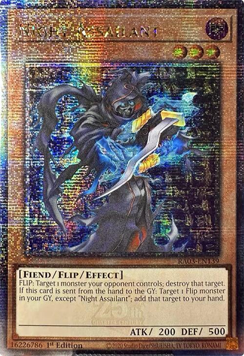 Night Assailant (Quarter Century Secret Rare) card image