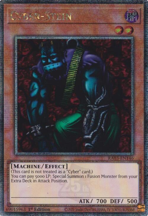 Cyber-Stein (Quarter Century Secret Rare) card image