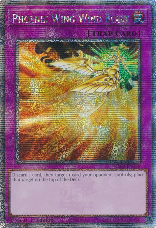Phoenix Wing Wind Blast (Quarter Century Secret Rare) card image