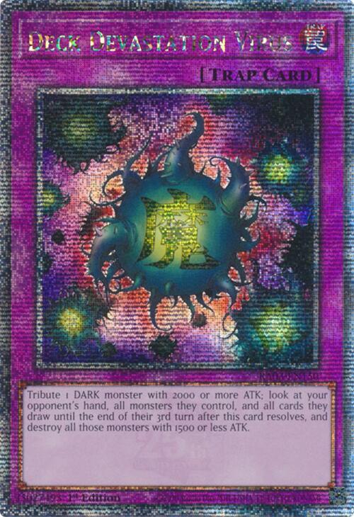 Deck Devastation Virus (Quarter Century Secret Rare) card image