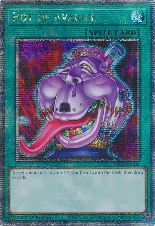 Pot of Avarice (Quarter Century Secret Rare) card image