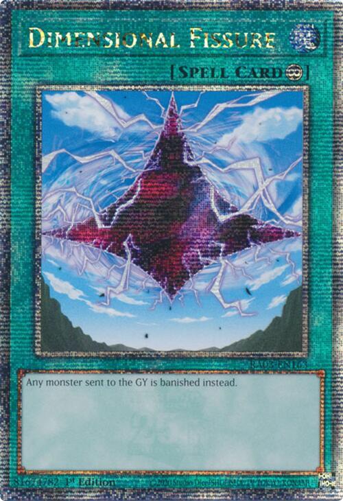 Dimensional Fissure (Quarter Century Secret Rare) card image