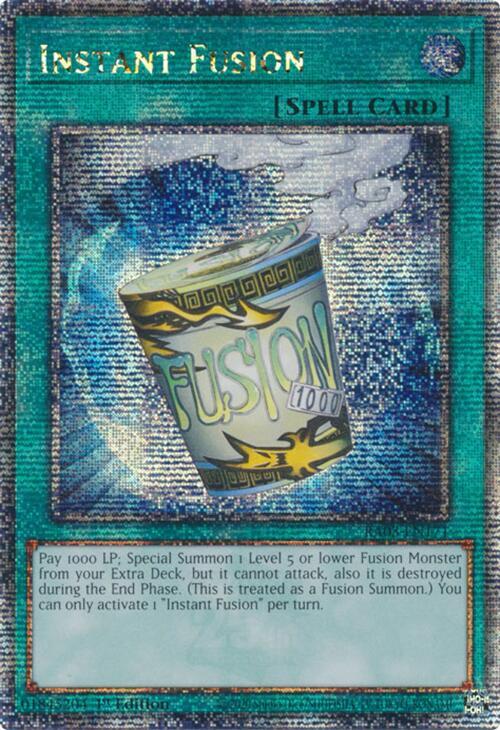 Instant Fusion (Quarter Century Secret Rare) card image