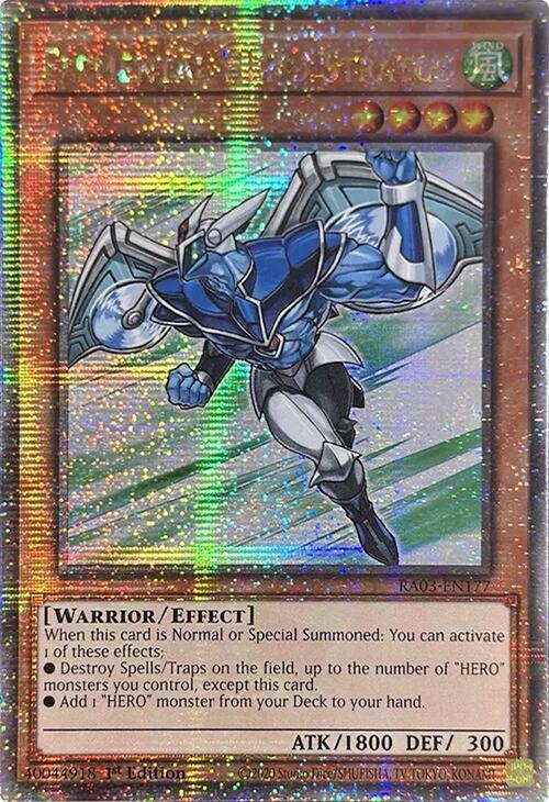 Elemental HERO Stratos (Quarter Century Secret Rare) card image